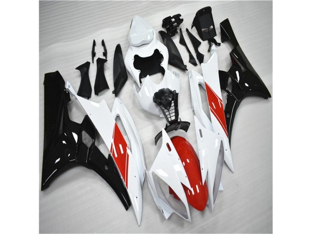 Carenados Moto R6 06-07 - Rojo Blanco Negro Carenados Moto R6 06-07 - Rojo Blanco Negro