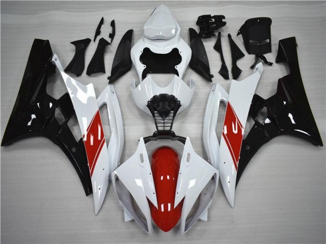 Carenados Moto R6 06-07 - Rojo Blanco Negro Carenados Moto R6 06-07 - Rojo Blanco Negro