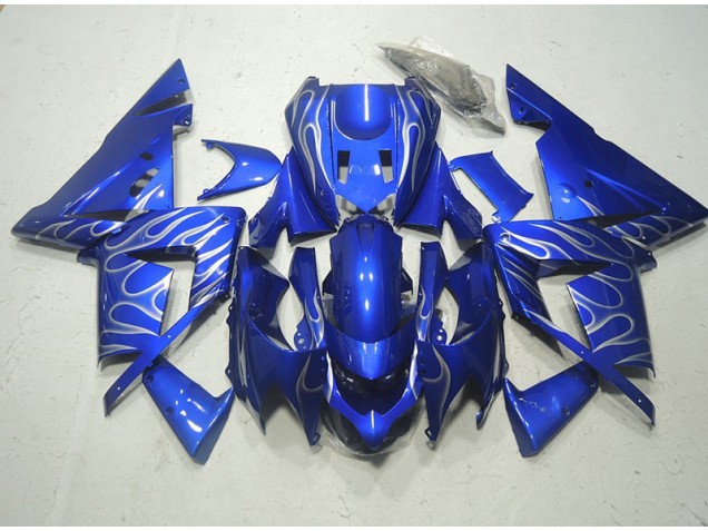 Carenados Moto ZX10R 03-05 - Azul Blanco Llama Carenados Moto ZX10R 03-05 - Azul Blanco Llama