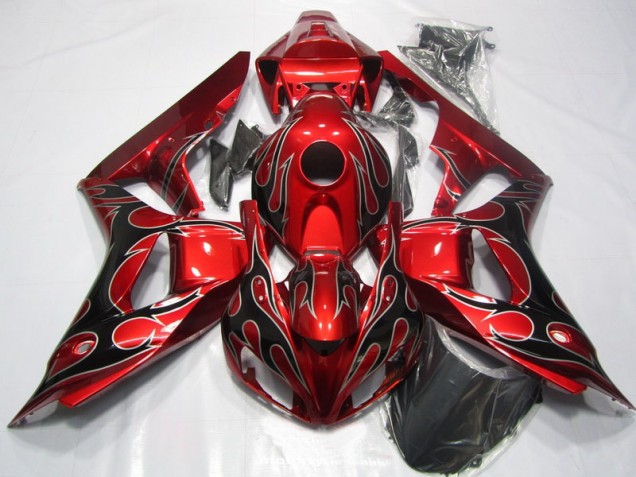 Carrocería Motocicletas CBR 1000 RR 06-07 - Rojo Negro Llama Carrocería Motocicletas CBR 1000 RR 06-07 - Rojo Negro Llama