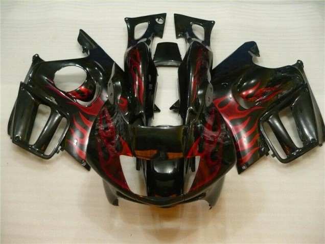 Carrocería Motocicletas CBR 600 F3 95-98 - Negro Rojo Llama Carrocería Motocicletas CBR 600 F3 95-98 - Negro Rojo Llama