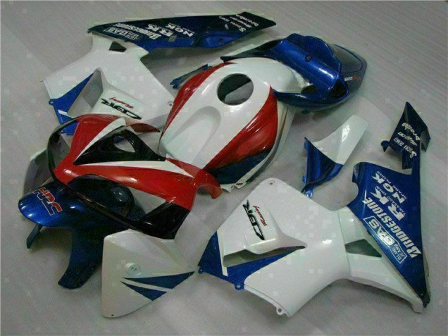Carrocería Motocicletas CBR 600 RR 05-06 - Blanco Azul Carrocería Motocicletas CBR 600 RR 05-06 - Blanco Azul