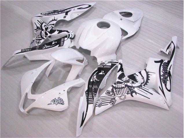 Carrocería Motocicletas CBR 600 RR 07-08 - Negro Blanco Carrocería Motocicletas CBR 600 RR 07-08 - Negro Blanco