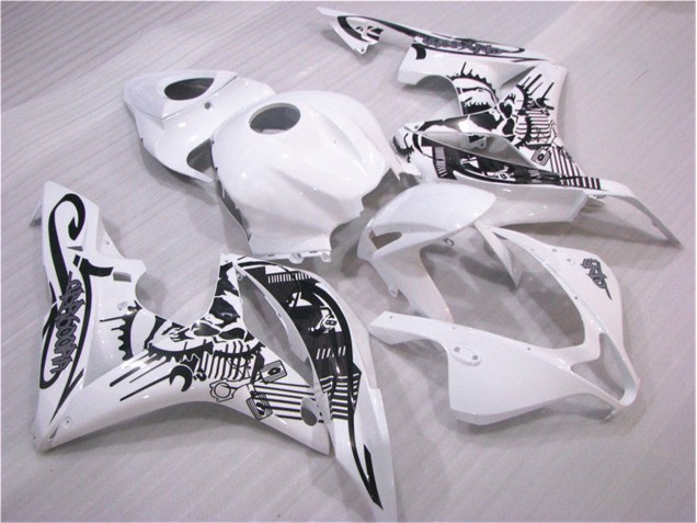 Carrocería Motocicletas CBR 600 RR 07-08 - Negro Blanco Carrocería Motocicletas CBR 600 RR 07-08 - Negro Blanco