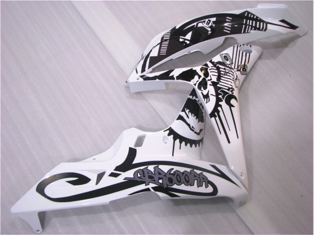 Carrocería Motocicletas CBR 600 RR 07-08 - Negro Blanco Carrocería Motocicletas CBR 600 RR 07-08 - Negro Blanco