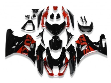 Carrocería Motocicletas GSXR 1000 17-23 - Negro Rojo