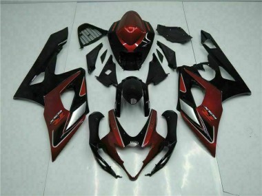 Carrocería Motocicletas GSXR 1000 K5 05-06 - Rojo Negro