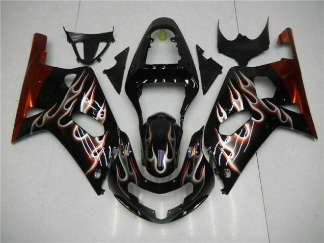 Carrocería Motocicletas GSXR 600 / 750 K1 K2 K3 01-03 - Negro Carrocería Motocicletas GSXR 600 / 750 K1 K2 K3 01-03 - Negro
