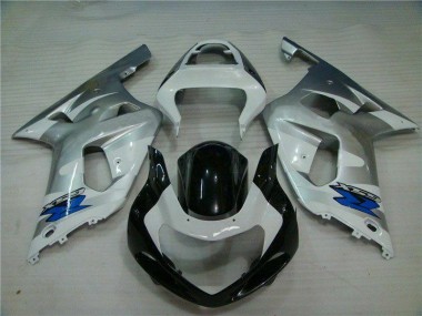 Carrocería Motocicletas GSXR 600 / 750 K1 K2 K3 01-03 - Plata Negro