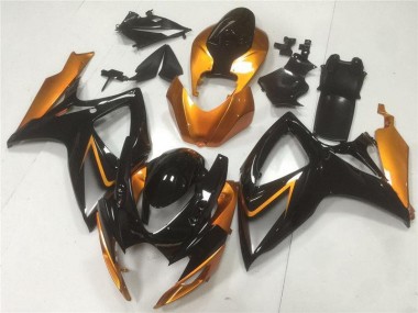 Carrocería Motocicletas GSXR 600 / 750 K6 06-07 - Negro Naranja