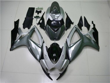 Carrocería Motocicletas GSXR 600 / 750 K6 06-07 - Plata Gris