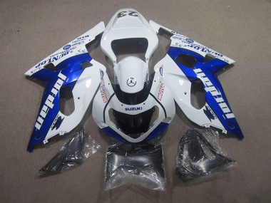 Carrocería Motocicletas GSXR 600 K1 K2 K3 01-03 - Blanco Azul Motul