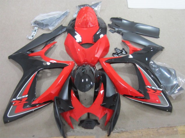 Carrocería Motocicletas GSXR 600 K6 06-07 - Negro Rojo Carrocería Motocicletas GSXR 600 K6 06-07 - Negro Rojo