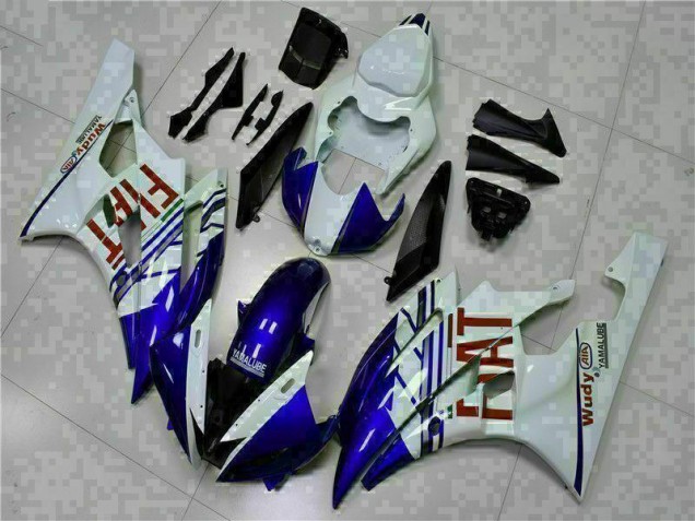 Carrocería Motocicletas R6 06-07 - Blanco Azul Carrocería Motocicletas R6 06-07 - Blanco Azul