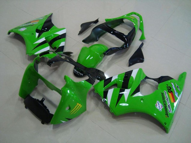 Carrocería Motocicletas ZX6R 00-02 - Verde Negro Carrocería Motocicletas ZX6R 00-02 - Verde Negro