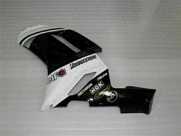 Carrocería Motocicletas ZX6R 07-08 - Negro Blanco Carrocería Motocicletas ZX6R 07-08 - Negro Blanco