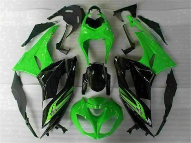 Carrocería Motocicletas ZX6R 09-12 - Verde Negro