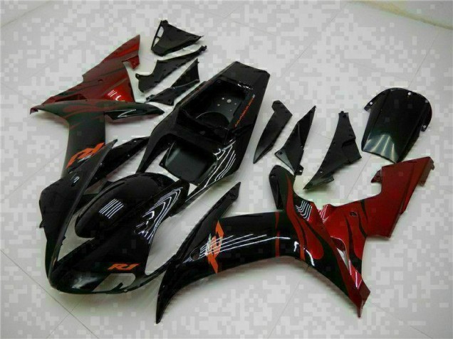 Completo ABS Moto Plástico R1 02-03 - Negro Completo ABS Moto Plástico R1 02-03 - Negro