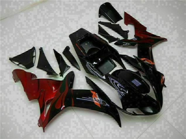 Completo ABS Moto Plástico R1 02-03 - Negro Completo ABS Moto Plástico R1 02-03 - Negro