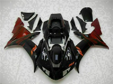 Completo ABS Moto Plástico R1 02-03 - Negro