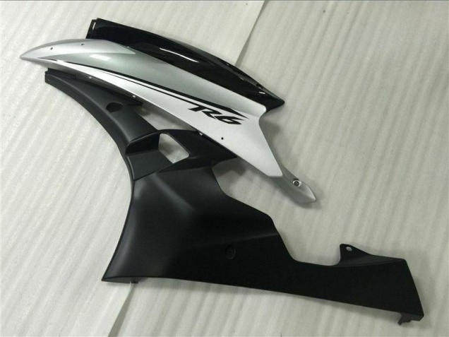 Inyección Kit Carenados Moto R6 06-07 - Plata Negro Inyección Kit Carenados Moto R6 06-07 - Plata Negro