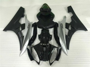 Inyección Kit Carenados Moto R6 06-07 - Plata Negro