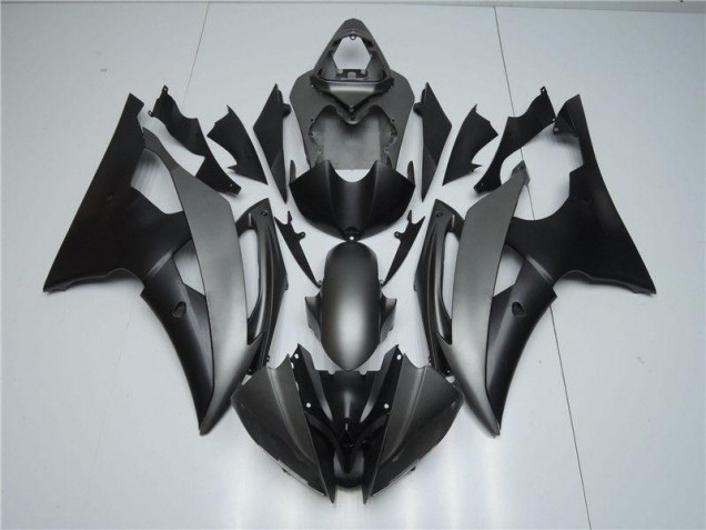 Inyección Kit Carenados Moto R6 08-16 - Gris Negro Inyección Kit Carenados Moto R6 08-16 - Gris Negro