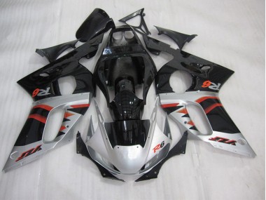 Inyección Kit Carenados Moto R6 98-02 - Negro Plata