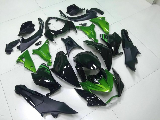 Inyección Kit Carenados Moto Z800 13-16 - Verde Negro Inyección Kit Carenados Moto Z800 13-16 - Verde Negro