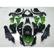 Inyección Kit Carenados Moto Z800 13-16 - Verde Negro