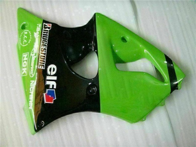 Inyección Kit Carenados Moto ZX6R 00-02 - Verde Negro Inyección Kit Carenados Moto ZX6R 00-02 - Verde Negro
