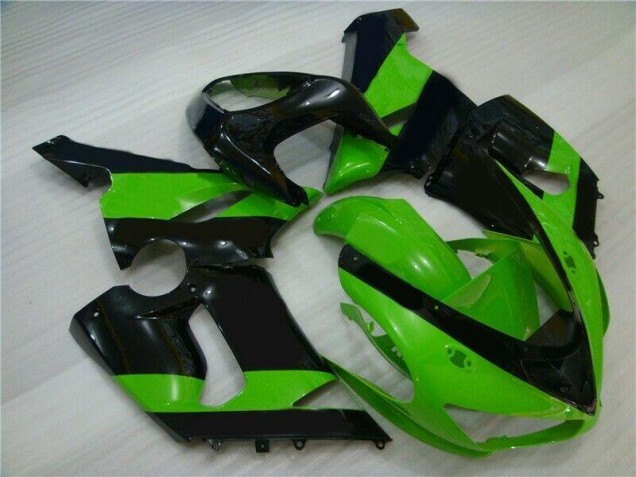 Inyección Kit Carenados Moto ZX6R 05-06 - Verde Negro Inyección Kit Carenados Moto ZX6R 05-06 - Verde Negro