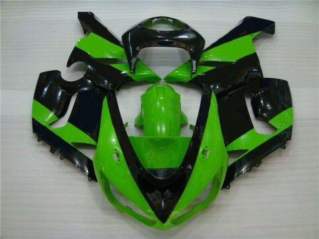 Inyección Kit Carenados Moto ZX6R 05-06 - Verde Negro Inyección Kit Carenados Moto ZX6R 05-06 - Verde Negro