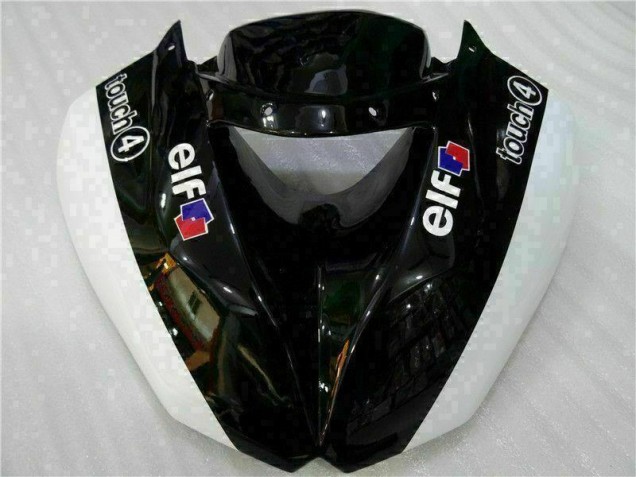 Inyección Kit Carenados Moto ZX6R 09-12 - Negro Blanco 3M Touch4 Inyección Kit Carenados Moto ZX6R 09-12 - Negro Blanco 3M Touch4