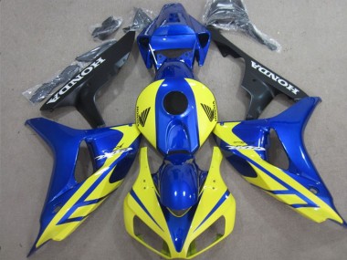 Inyección Kits Carenados Moto CBR 1000 RR 06-07 - Azul Amarillo