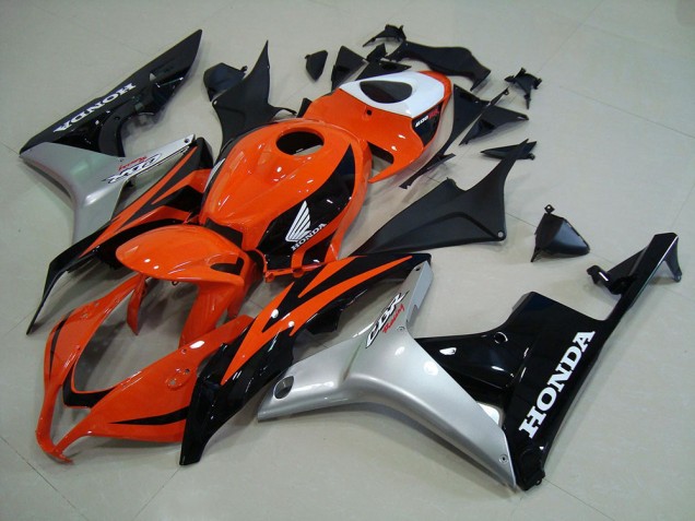 Inyección Kits Carenados Moto CBR 600 RR 07-08 - Naranja Plata Negro Inyección Kits Carenados Moto CBR 600 RR 07-08 - Naranja Plata Negro