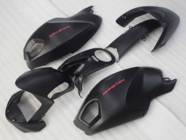 Inyección Kits Carenados Moto Ducati Monster 696 08-12 - Negro Rojo Monster
