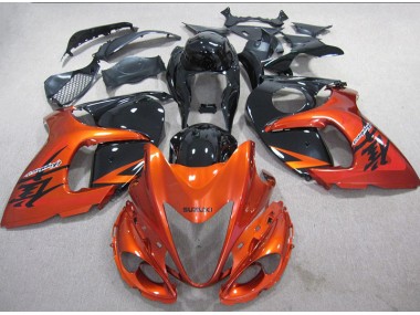 Inyección Kits Carenados Moto GSXR 1300 Hayabusa 08-19 - Naranja Negro