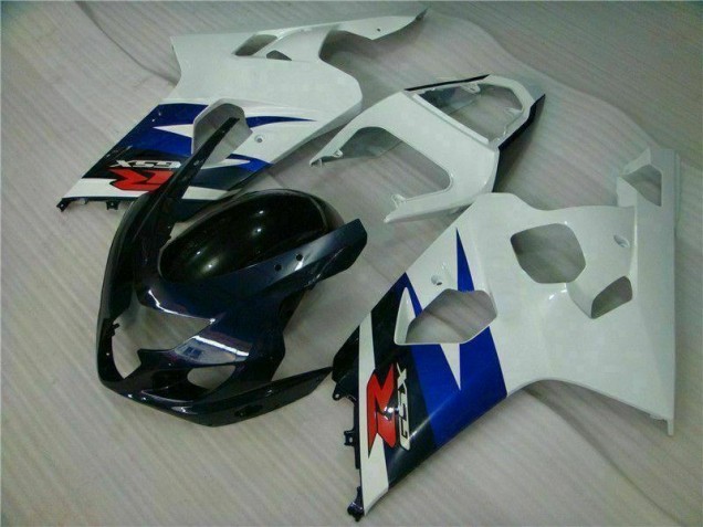 Inyección Kits Carenados Moto GSXR 600 / 750 K4 04-05 - Blanco Negro Inyección Kits Carenados Moto GSXR 600 / 750 K4 04-05 - Blanco Negro