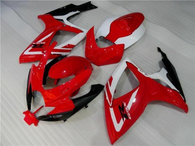 Inyección Kits Carenados Moto GSXR 600 / 750 K6 06-07 - Rojo Blanco Inyección Kits Carenados Moto GSXR 600 / 750 K6 06-07 - Rojo Blanco