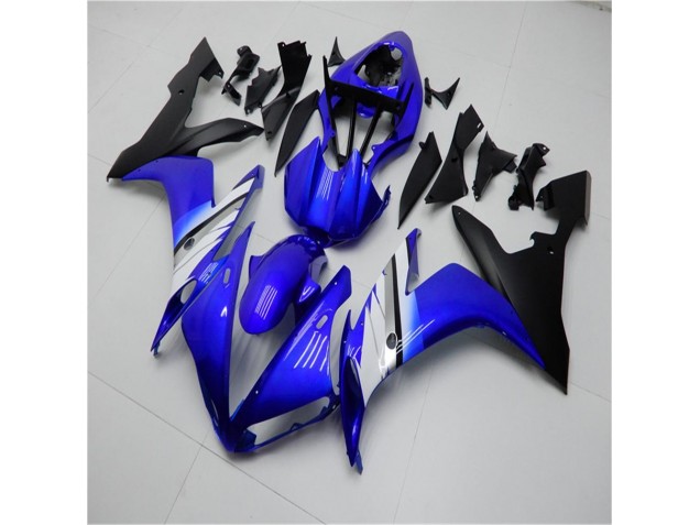 Inyección Kits Carenados Moto R1 04-06 - Azul Blanco Negro Inyección Kits Carenados Moto R1 04-06 - Azul Blanco Negro