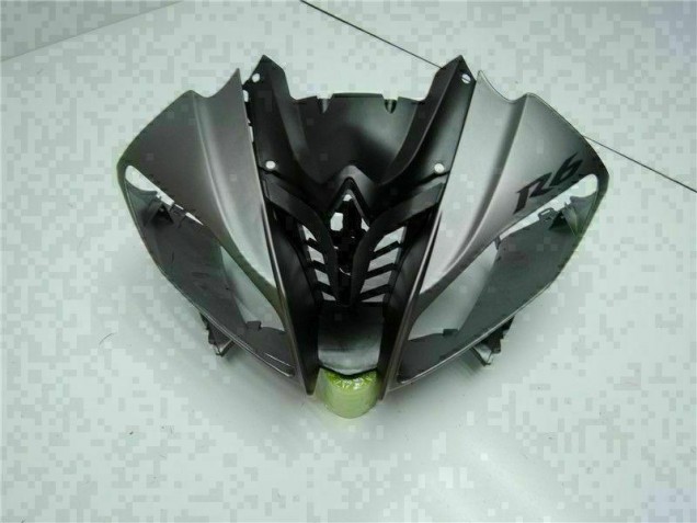 Inyección Kits Carenados Moto R6 08-16 - Gris Negro Inyección Kits Carenados Moto R6 08-16 - Gris Negro