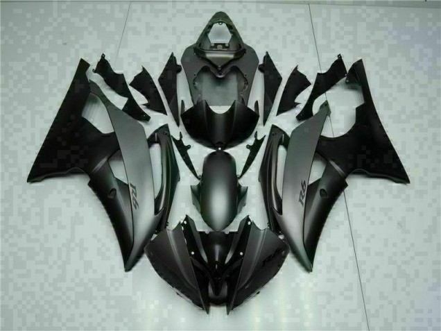 Inyección Kits Carenados Moto R6 08-16 - Gris Negro Inyección Kits Carenados Moto R6 08-16 - Gris Negro
