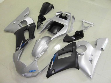 Inyección Kits Carenados Moto R6 98-02 - Negro Plata