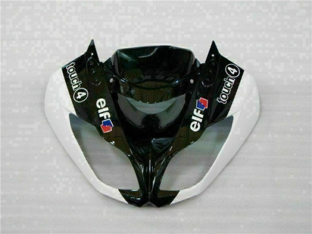 Inyección Kits Carenados Moto ZX6R 09-12 - Negro Blanco 3M Touch4 Inyección Kits Carenados Moto ZX6R 09-12 - Negro Blanco 3M Touch4