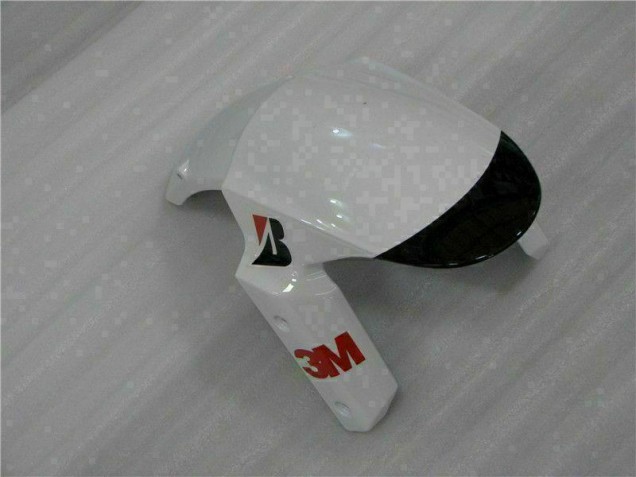 Inyección Kits Carenados Moto ZX6R 09-12 - Negro Blanco 3M Touch4 Inyección Kits Carenados Moto ZX6R 09-12 - Negro Blanco 3M Touch4