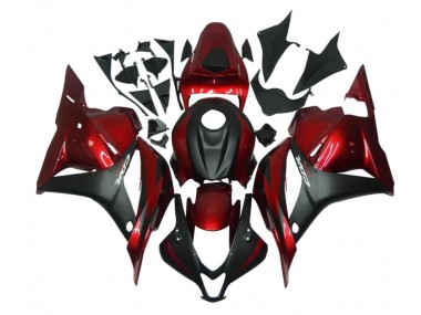 Kit ABS Carenados Motocicleta CBR 600 RR 09-12 - Rojo Negro