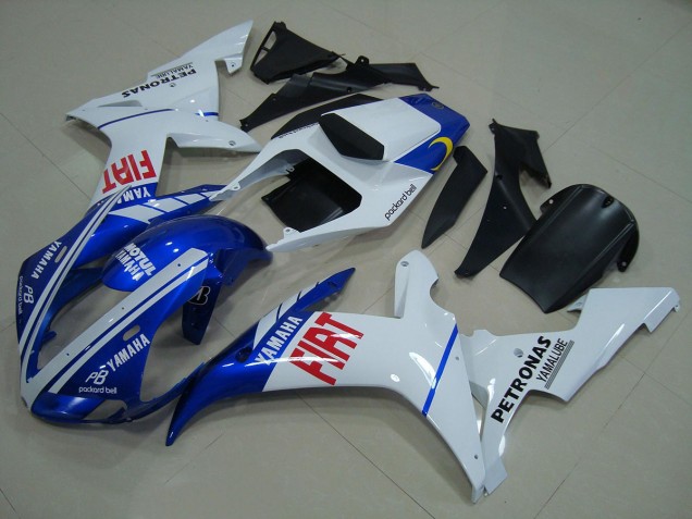 Kit ABS Carenados Motocicleta R1 02-03 - Azul Blanco Kit ABS Carenados Motocicleta R1 02-03 - Azul Blanco