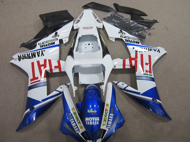 Kit ABS Carenados Motocicleta R1 04-06 - Azul Blanco Motul Fiat Kit ABS Carenados Motocicleta R1 04-06 - Azul Blanco Motul Fiat