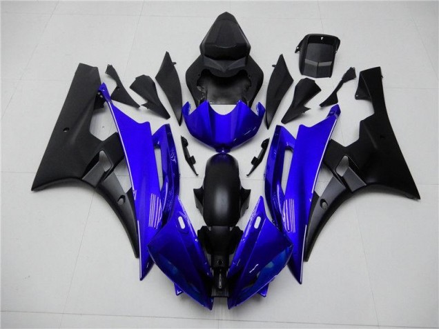 Kit ABS Carenados Motocicleta R6 06-07 - Azul Negro Kit ABS Carenados Motocicleta R6 06-07 - Azul Negro